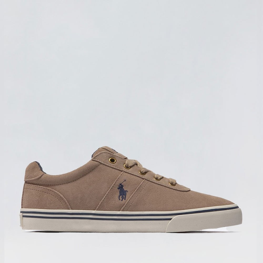 Ralph Lauren Sapatilhas Sneakers Shoes Hanf Suede Lt.bege Beige Claro Shot4