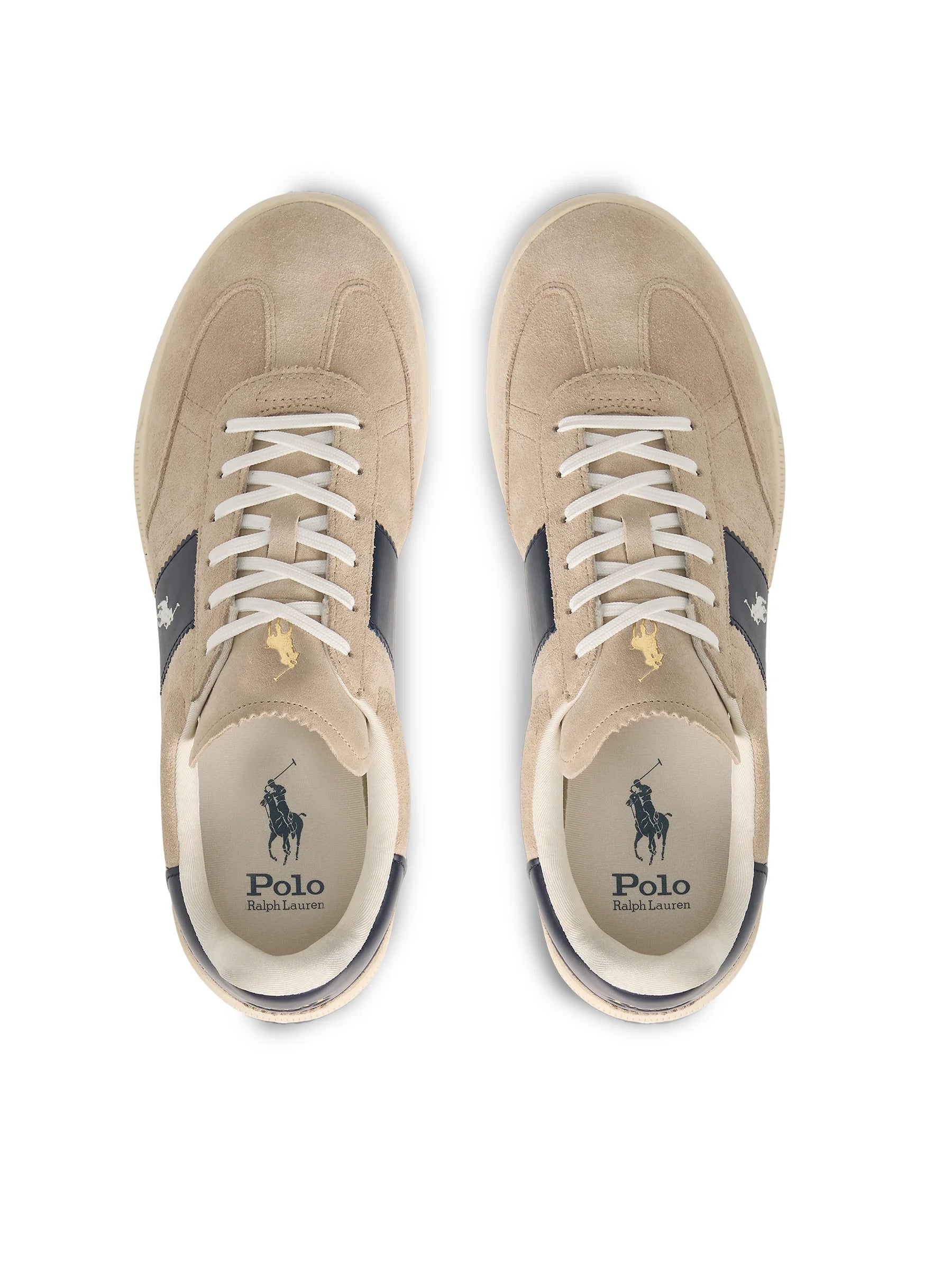 Ralph Lauren Sapatilhas Sneakers Shoes Hrt Area Pp Sk Grey Navy Cinza Navy_shot3