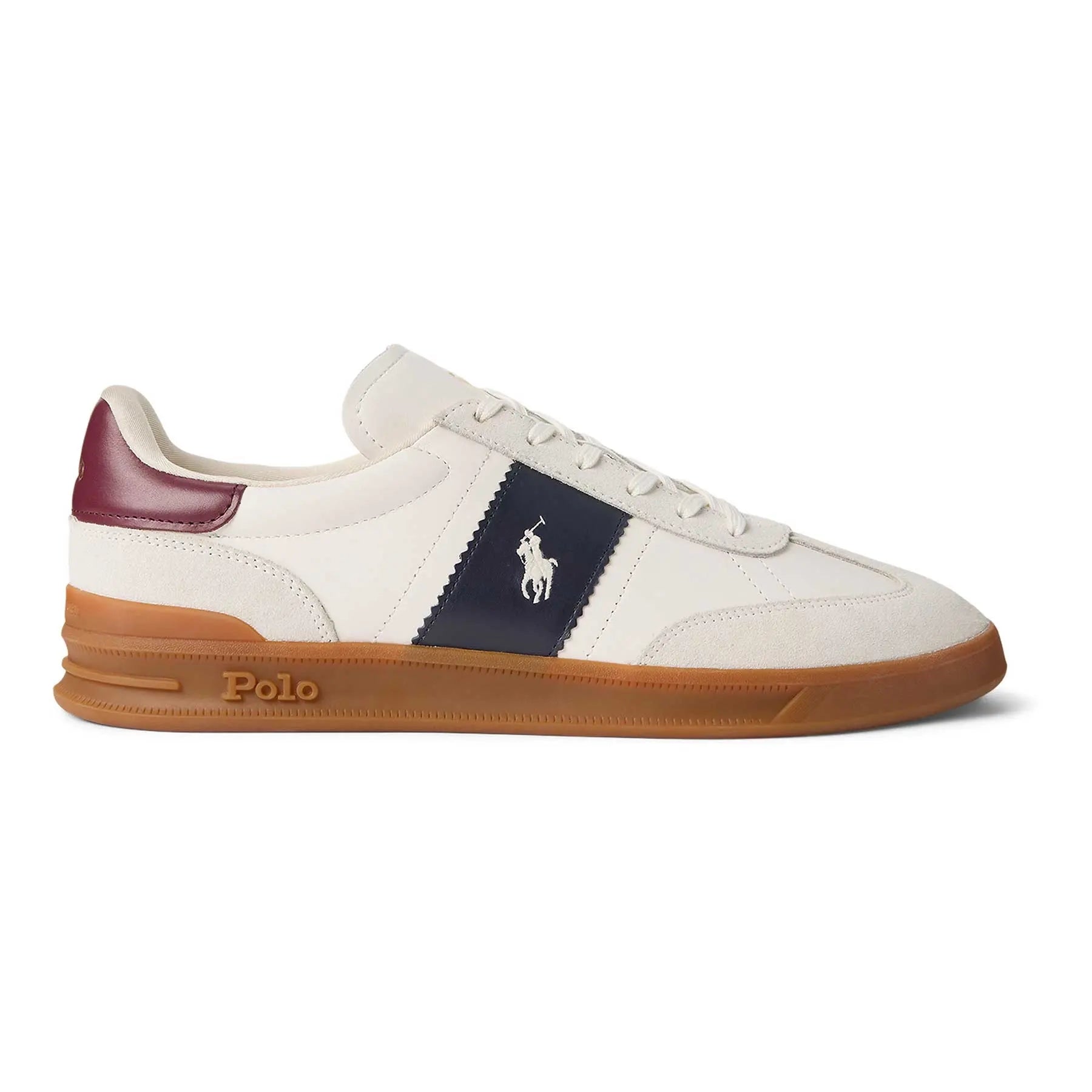 Ralph Lauren Sapatilhas Sneakers Shoes Hrt Area Pp Sk Whi Nvy Branco Navy_shot1