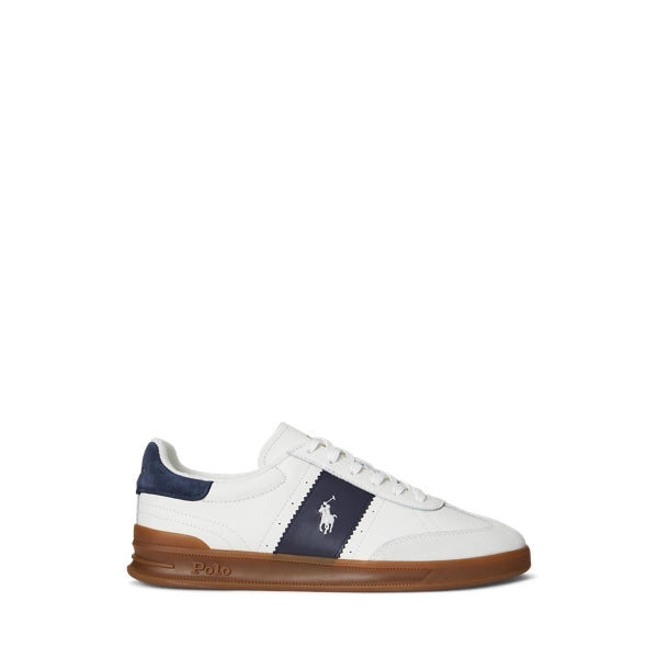 Ralph Lauren Sapatilhas Sneakers Shoes Hrt Area Pp Sk Whit Nv Nv Branco Navy_shot1