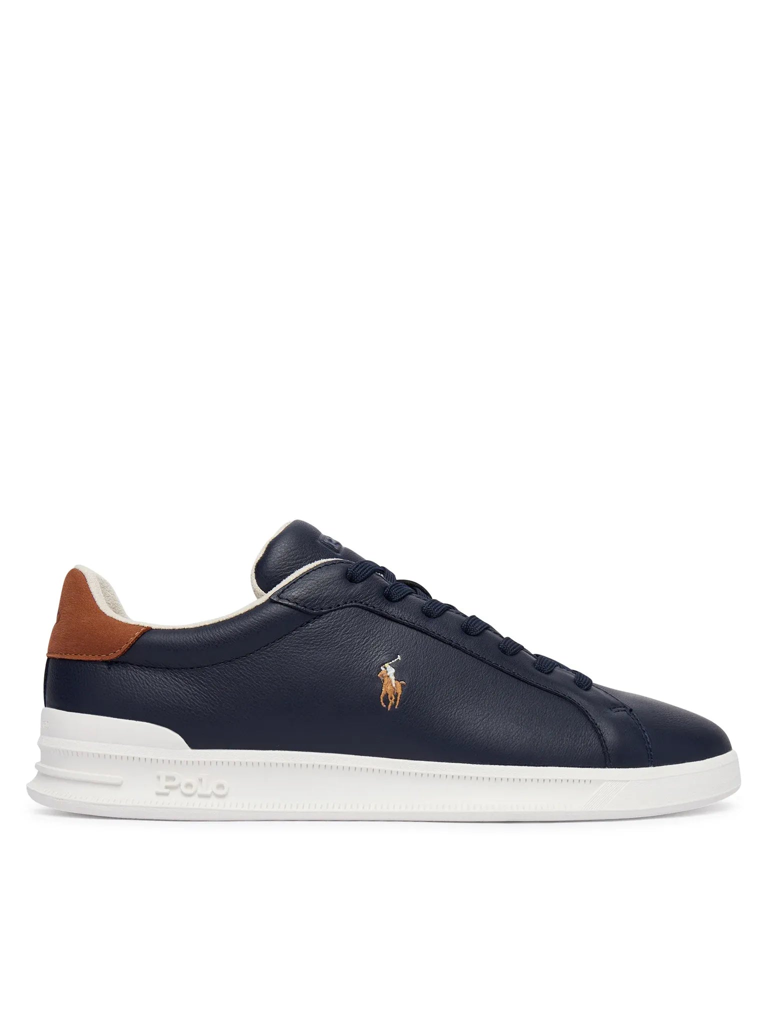 Ralph Lauren Sapatilhas Sneakers Shoes Hrtctii Sk Ath Navy Brown Azul Castanho_shot1