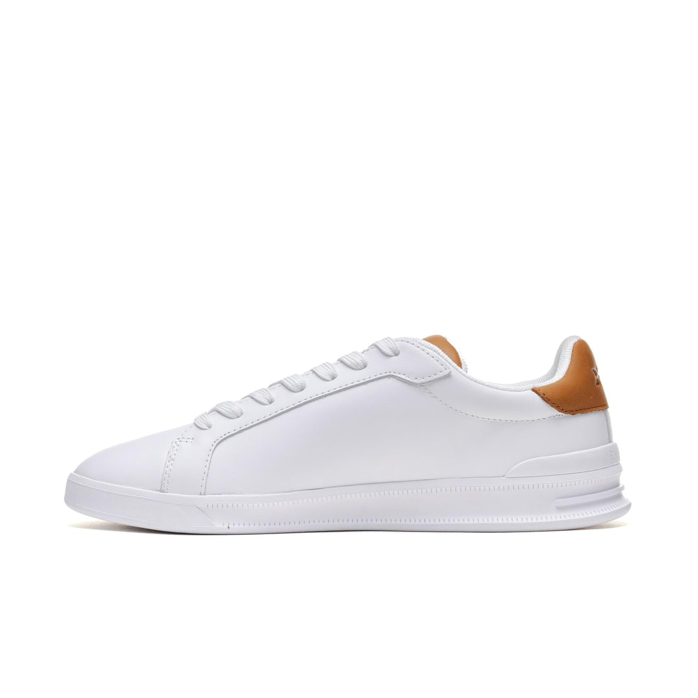 Ralph Lauren Sapatilhas Sneakers Shoes Hrtctii Sk Ath Whi Camel Branco Camel_shot1