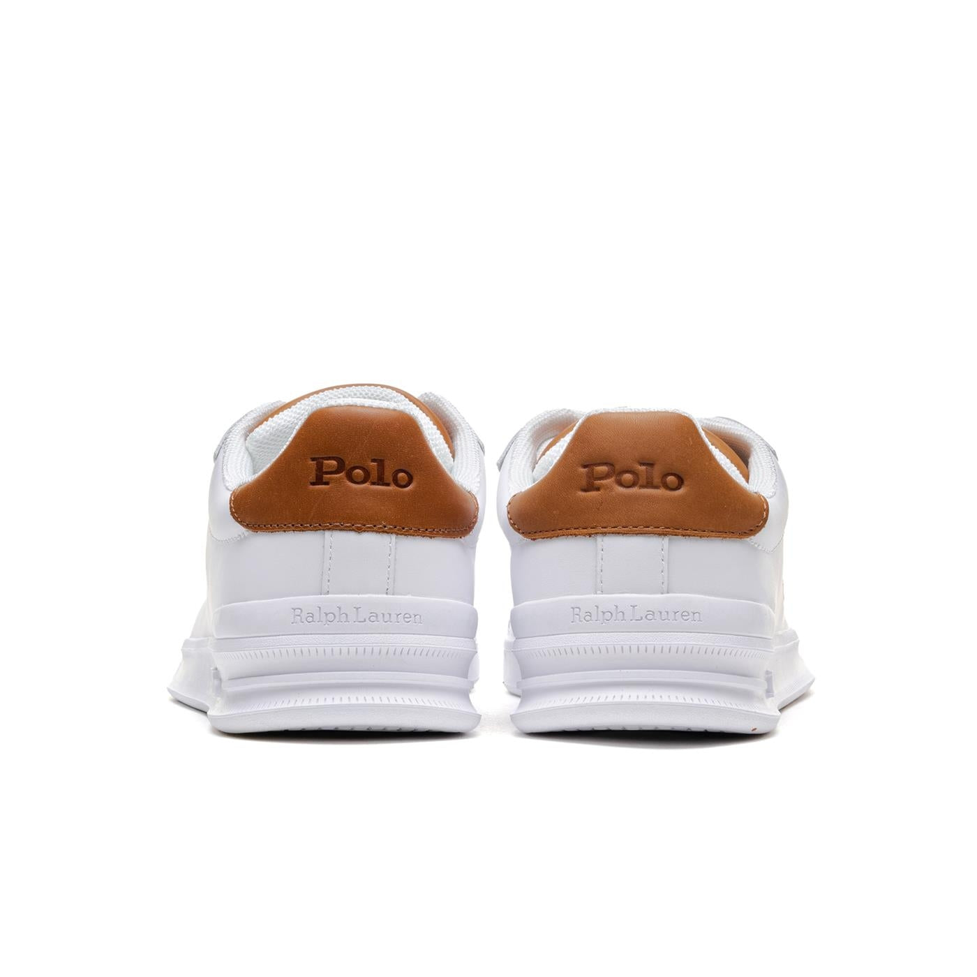 Ralph Lauren Sapatilhas Sneakers Shoes Hrtctii Sk Ath Whi Camel Branco Camel_shot2