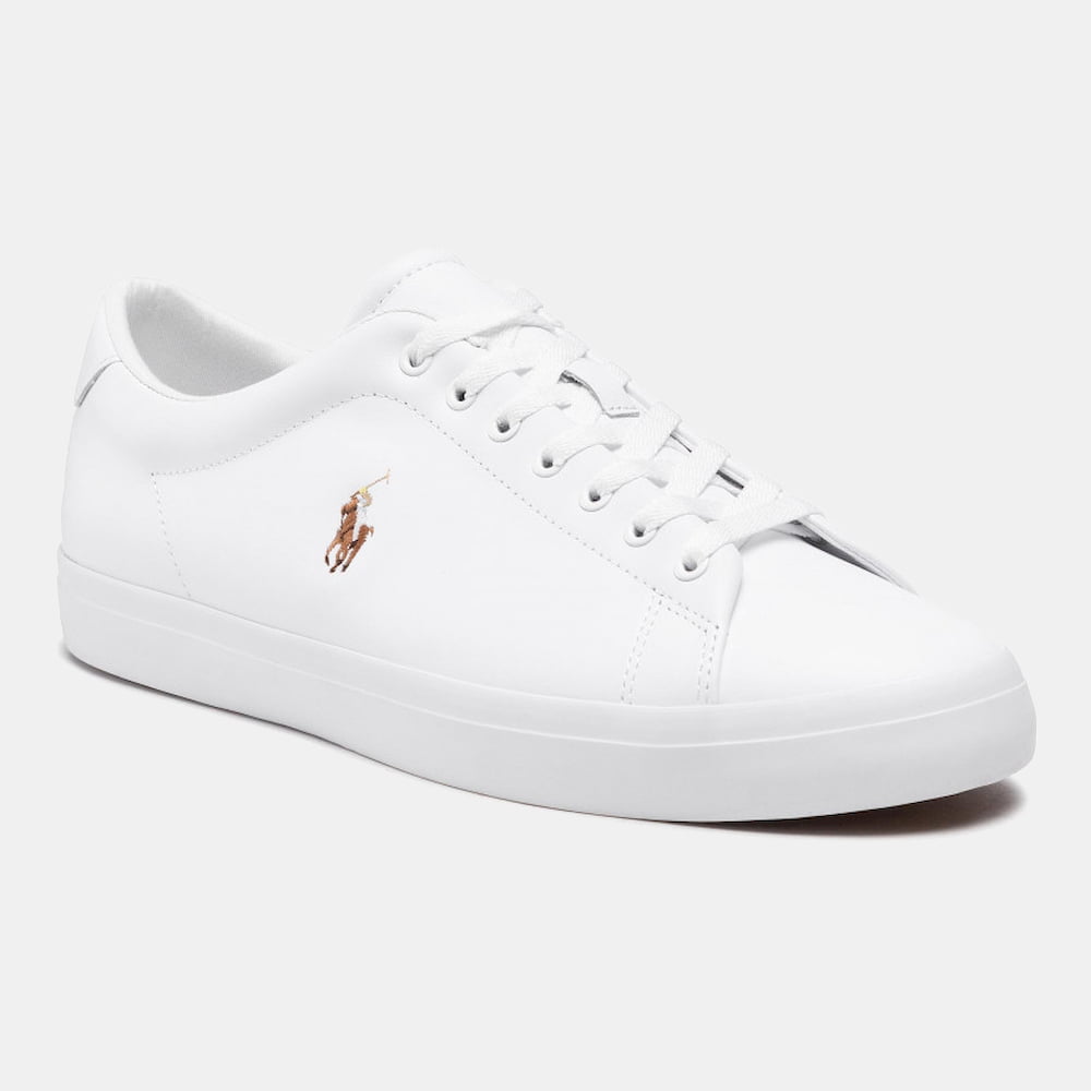 Ralph Lauren Sapatilhas Sneakers Shoes Longwood Leath White Whi Branco Branco Shot4
