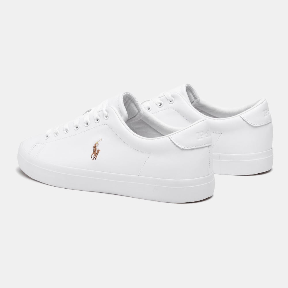 Ralph Lauren Sapatilhas Sneakers Shoes Longwood Leath White Whi Branco Branco Shot8