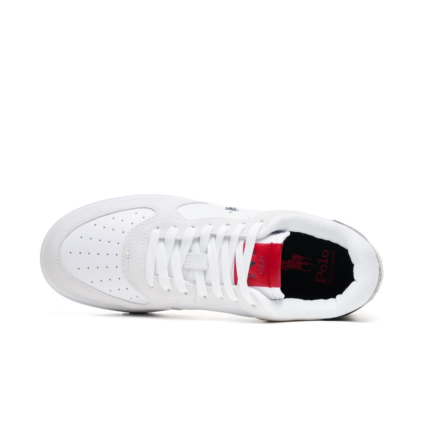 Ralph Lauren Sapatilhas Sneakers Shoes Masters Crt Sk Whi Red Nv Branco Vermelho Azul_shot4