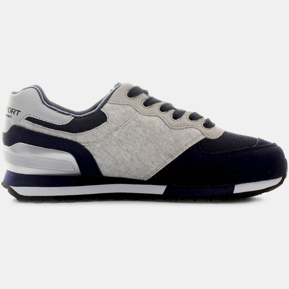 Ralph Lauren Sapatilhas Sneakers Shoes Slaton Pol Navy Grey Navy Cinza Shot13