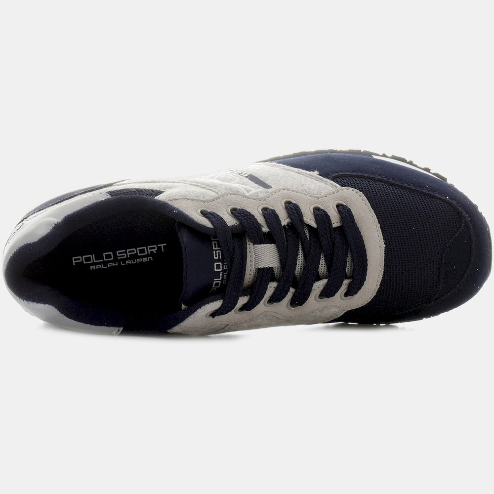 Ralph Lauren Sapatilhas Sneakers Shoes Slaton Pol Navy Grey Navy Cinza Shot7