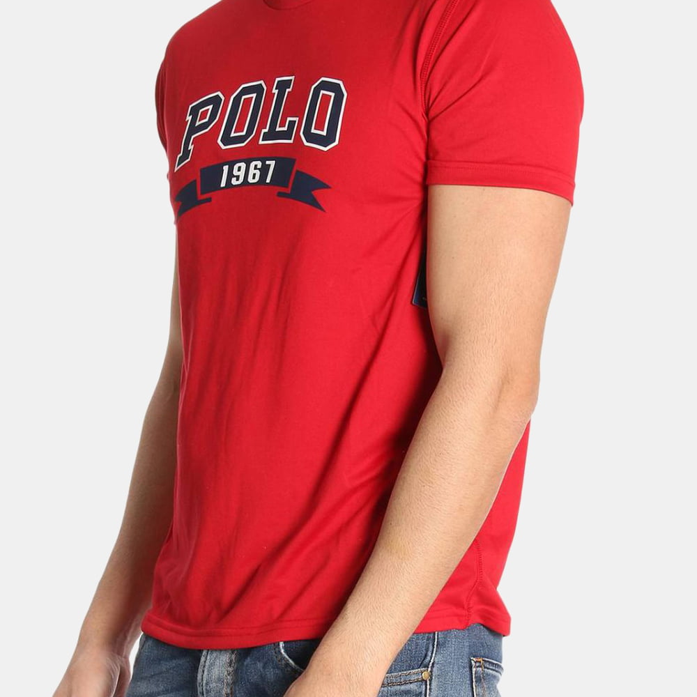 Ralph Lauren T Shirt 710695632 Red Vermelho Shot3