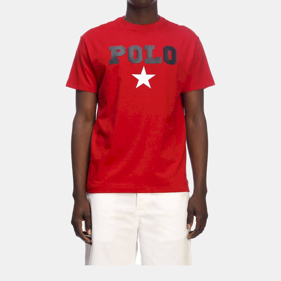 Ralph Lauren T Shirt 710741389 Red Vermelho Shot2