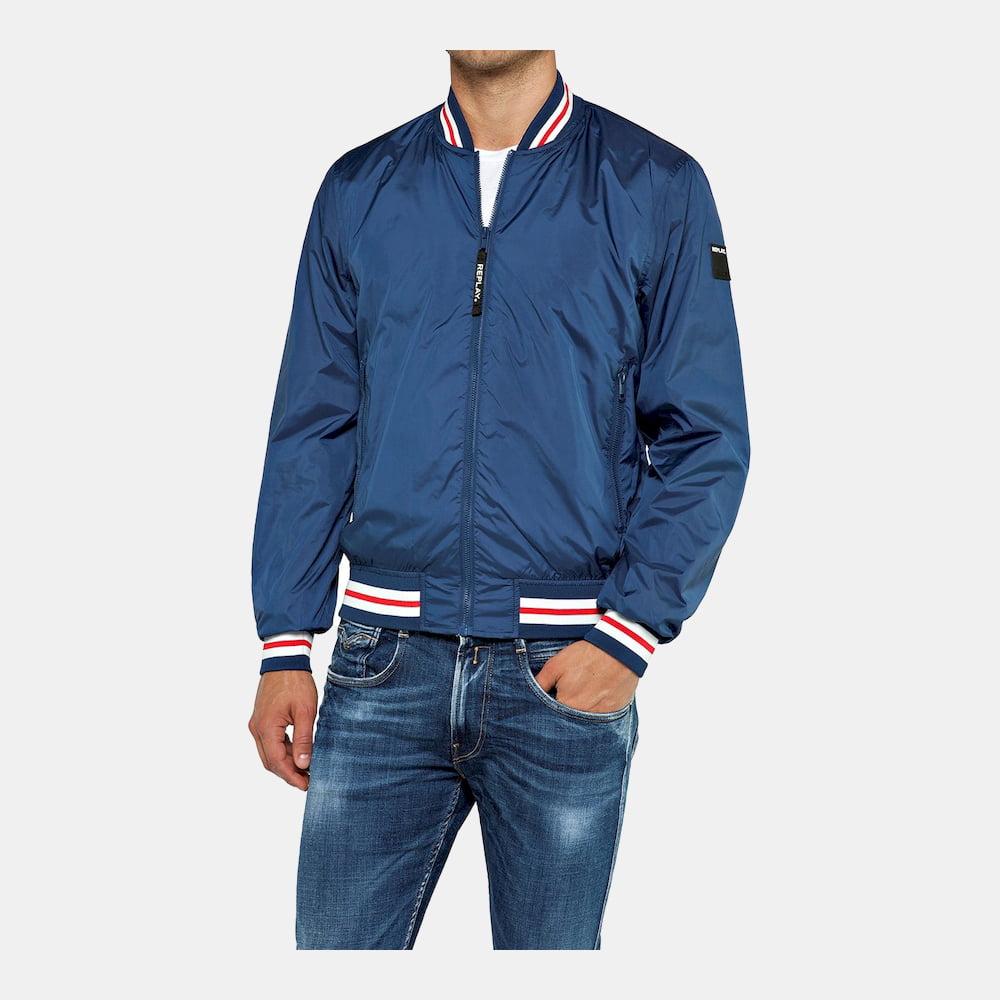 Replay Blusão Jackets M8965 Blue Azul Shot4