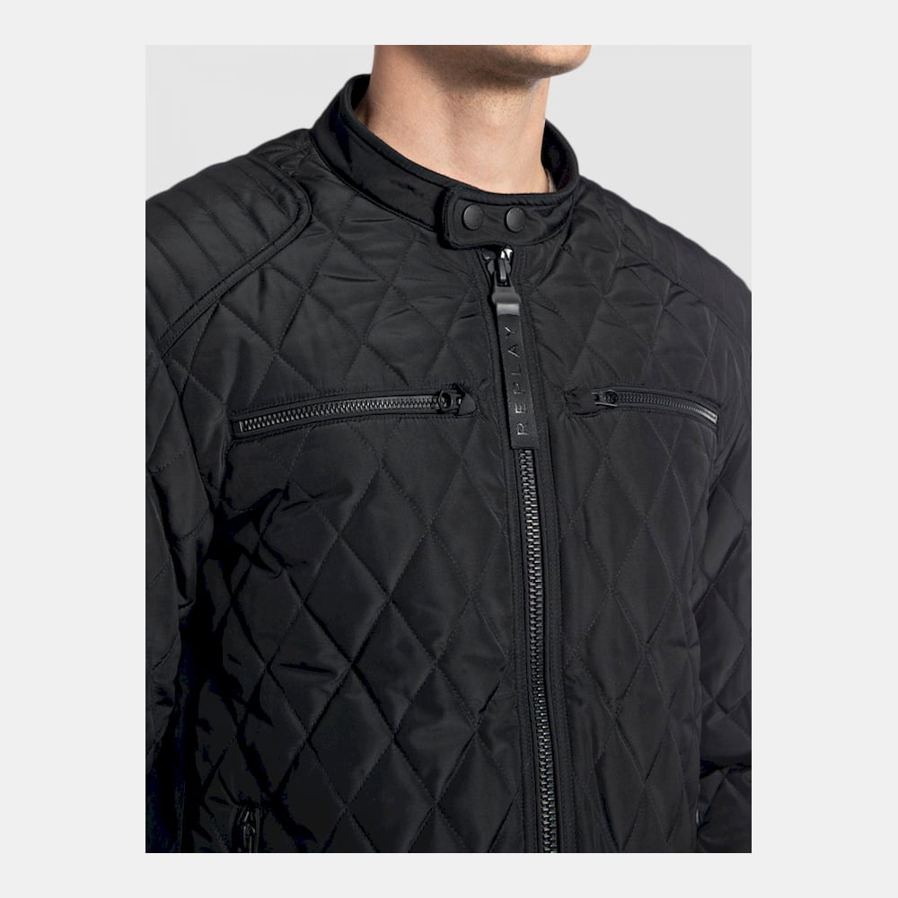 Replay Blusao Jackets M8264 Black Preto Shot10