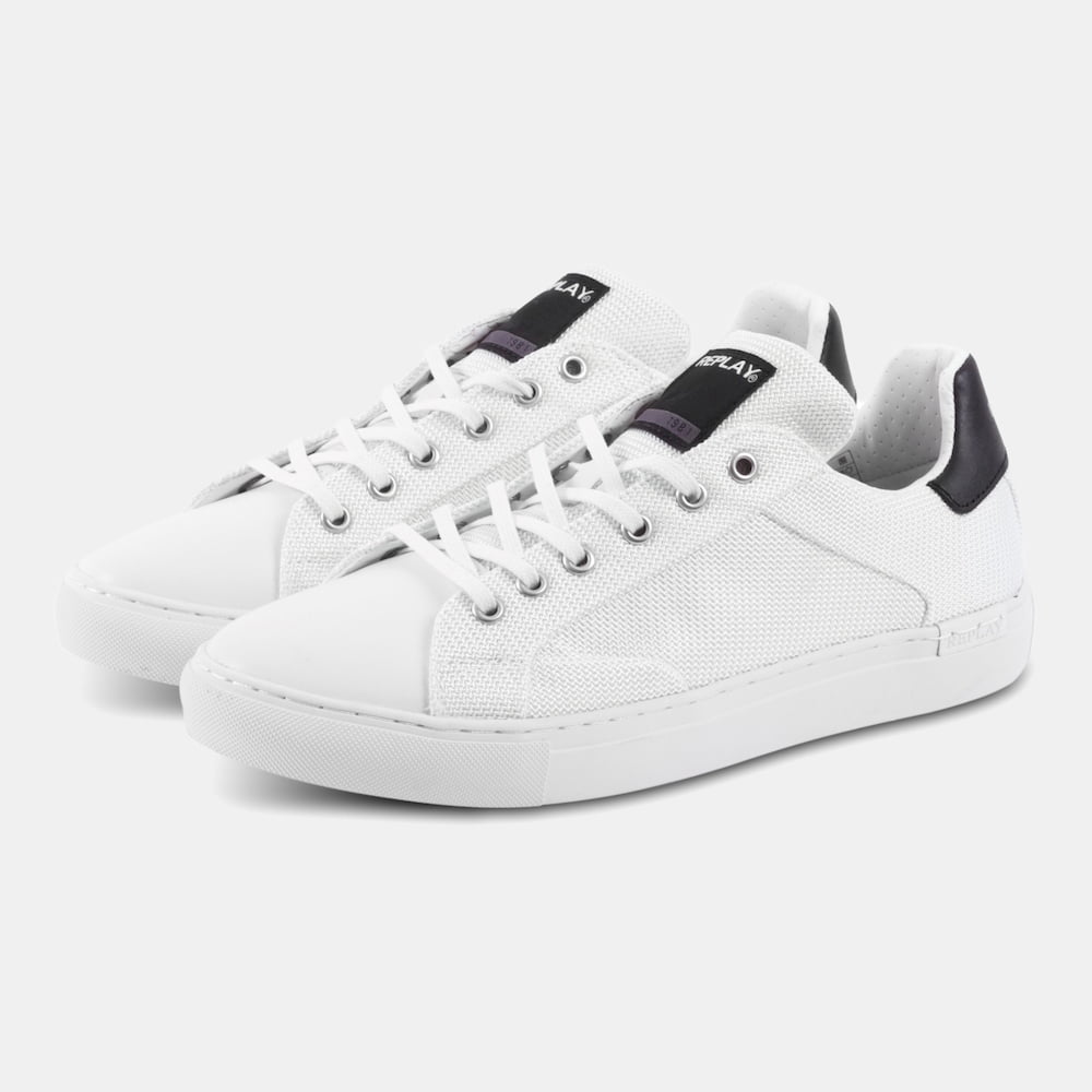 Replay Sapatilhas Sneakers Shoes Bemd White Branco Shot8