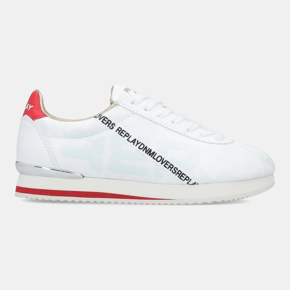 Replay Sapatilhas Sneakers Shoes Lawen 06t White Red Branco Vermelho Shot2