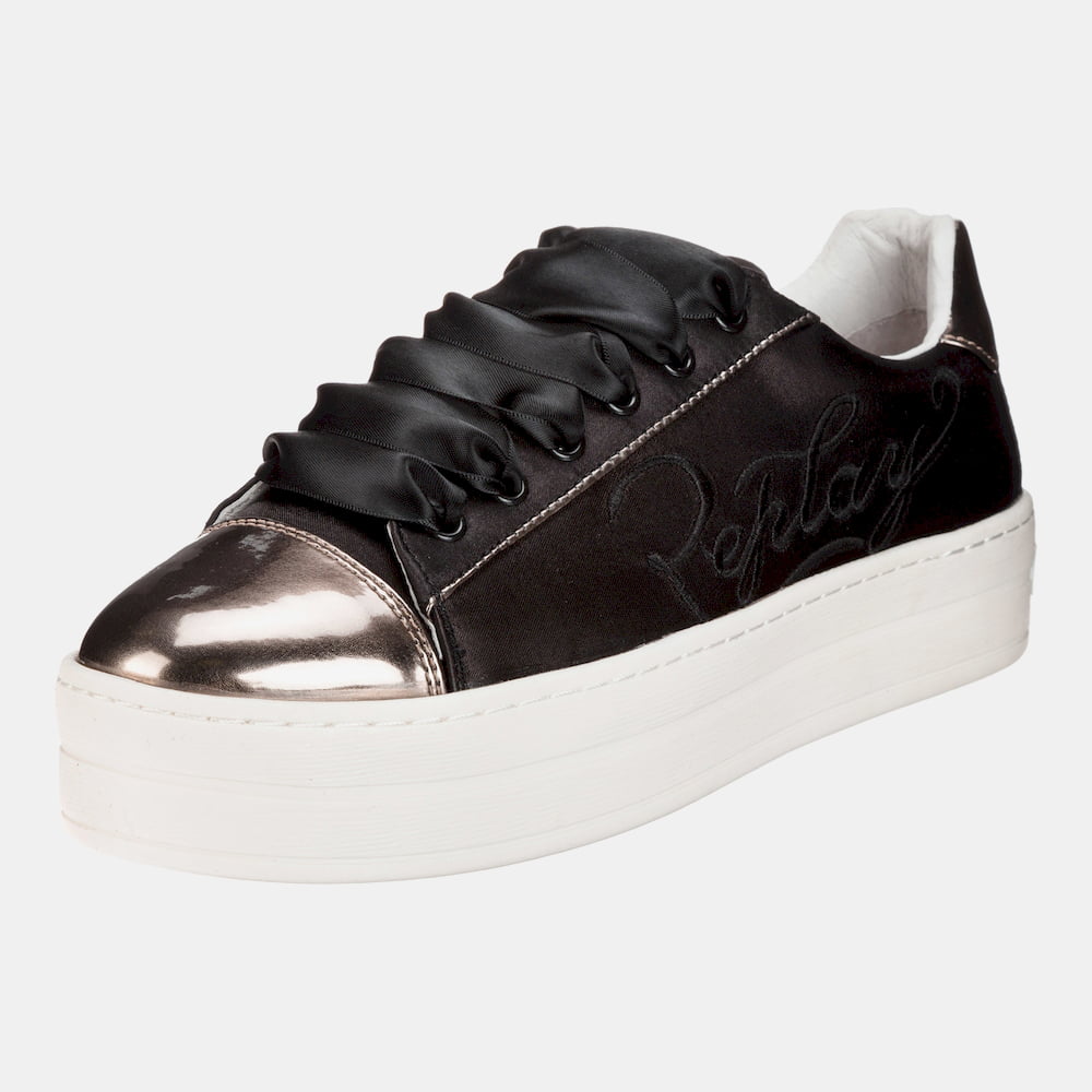 Replay Sapatilhas Sneakers Shoes Stardust Black Preto Shot4