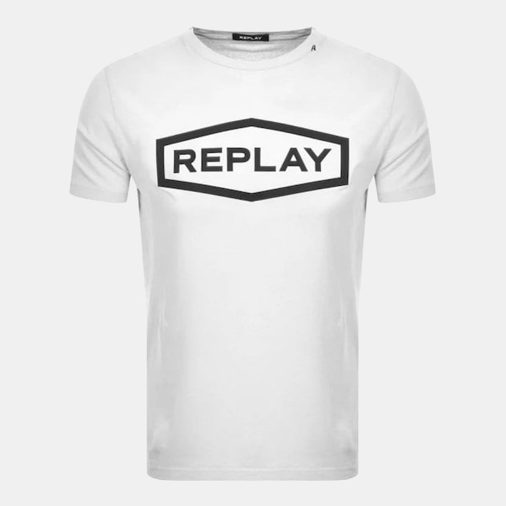 Replay T Shirt M3058 White Branco Shot2