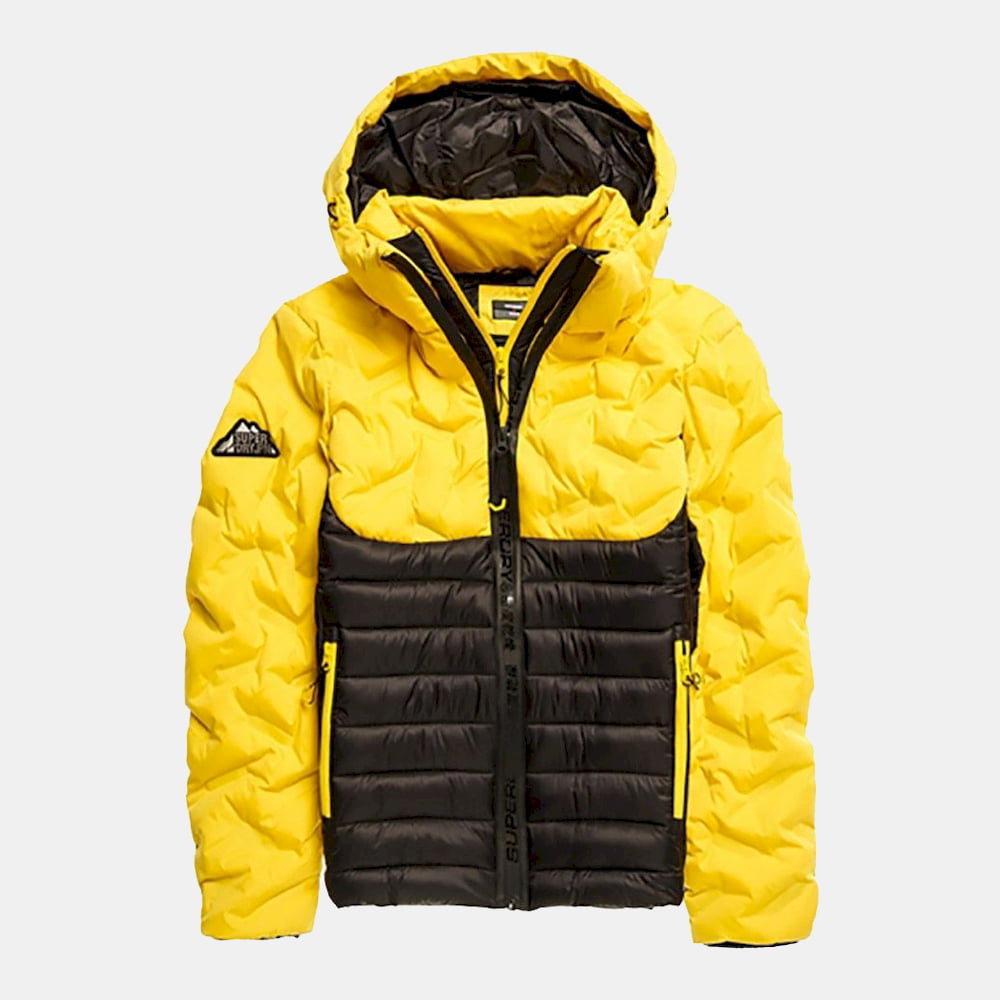 Superdry Blusão Jackets M5010226a Blk Yellow Preto Amarelo Shot2