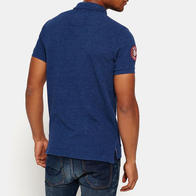 Superdry Polo M11011to Navy Navy Shot5