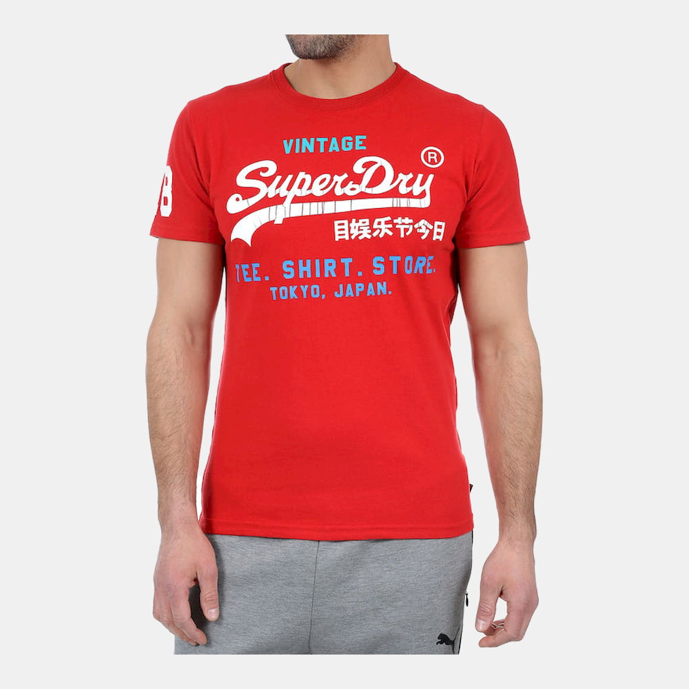 Superdry T Shirt M10008pq Red Vermelho Shot8