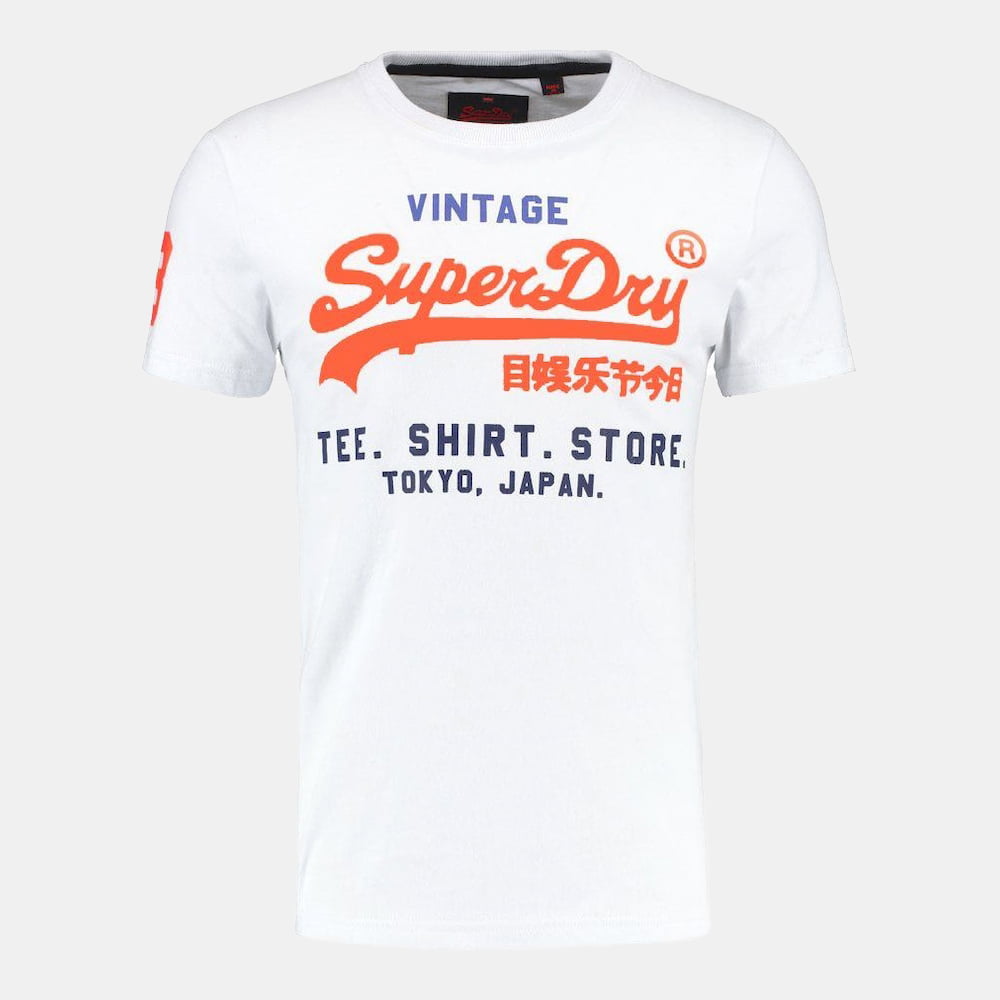 Superdry T Shirt M10008pq White Branco Shot10