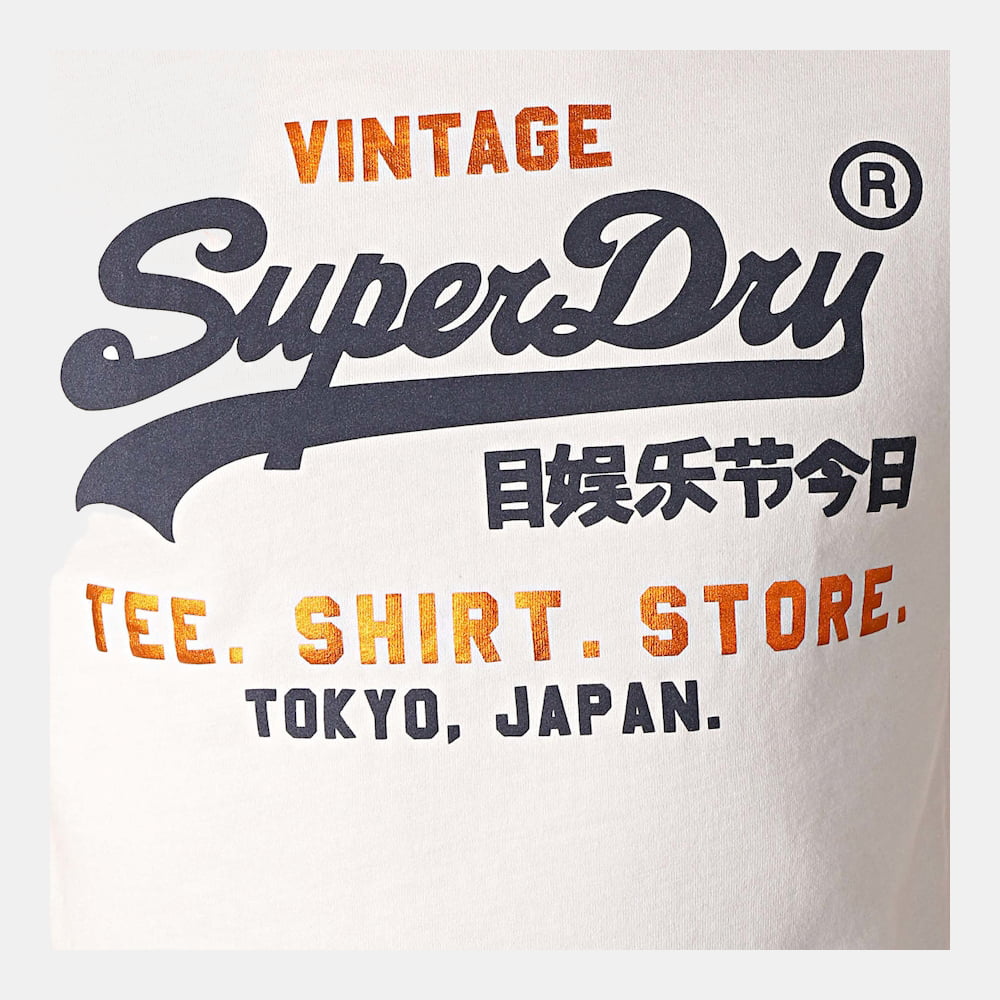 Superdry T Shirt M10105ct White Branco Shot6