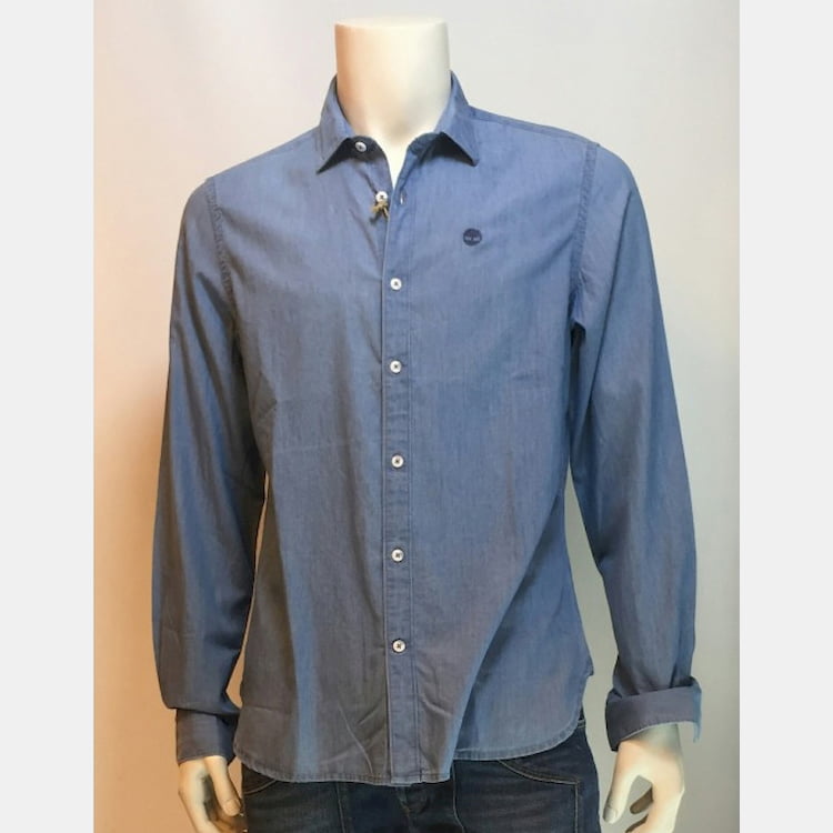 Timberland Camisa Shirt 0ygfa Med.blue Azul Shot2
