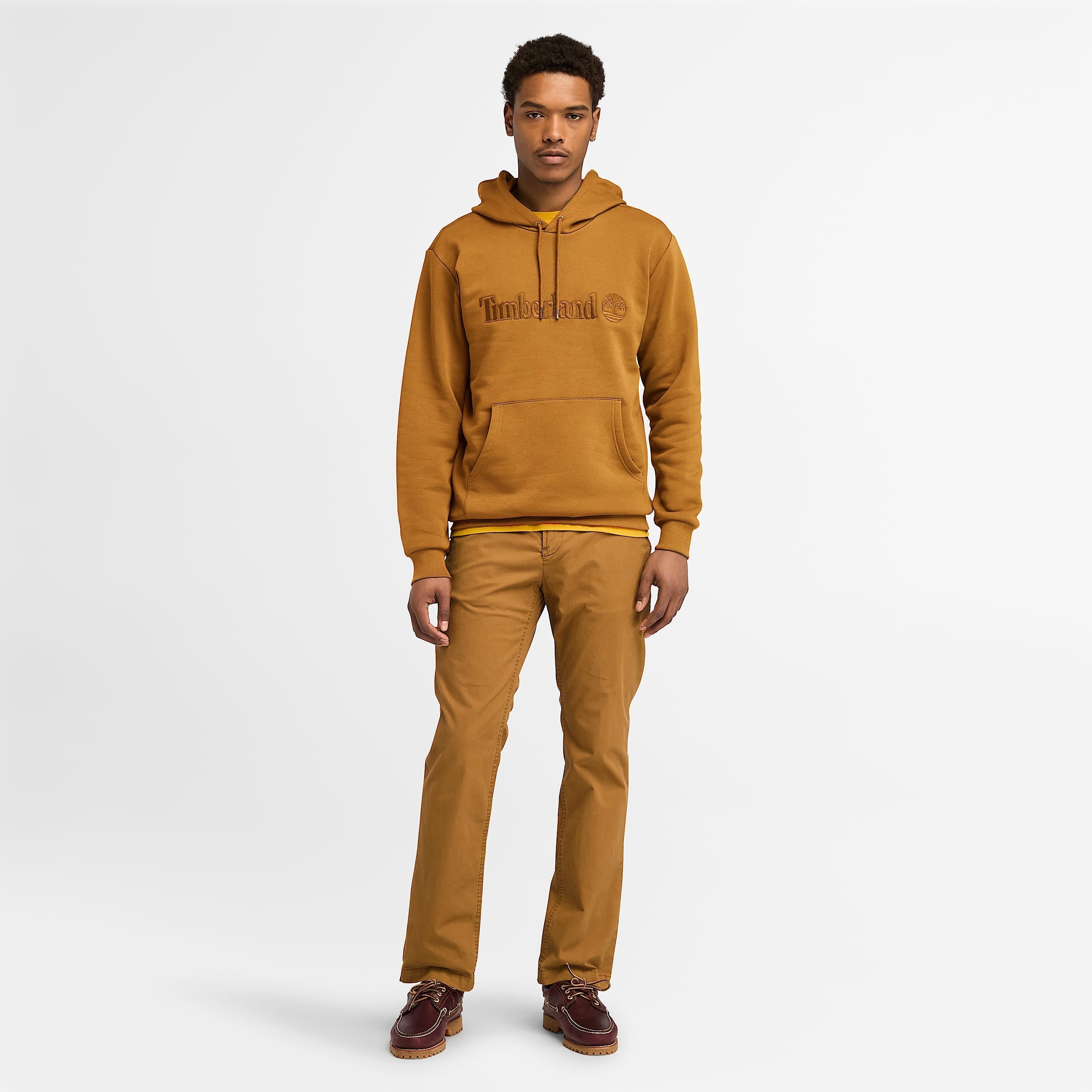 Timberland Camisola Hoodie Tb0a6vfj Wheat Wheat_shot3