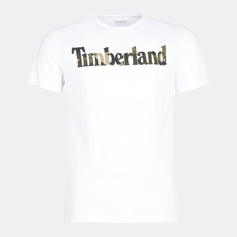 Timberland T Shirt 0a1o6b White Branco Shot3