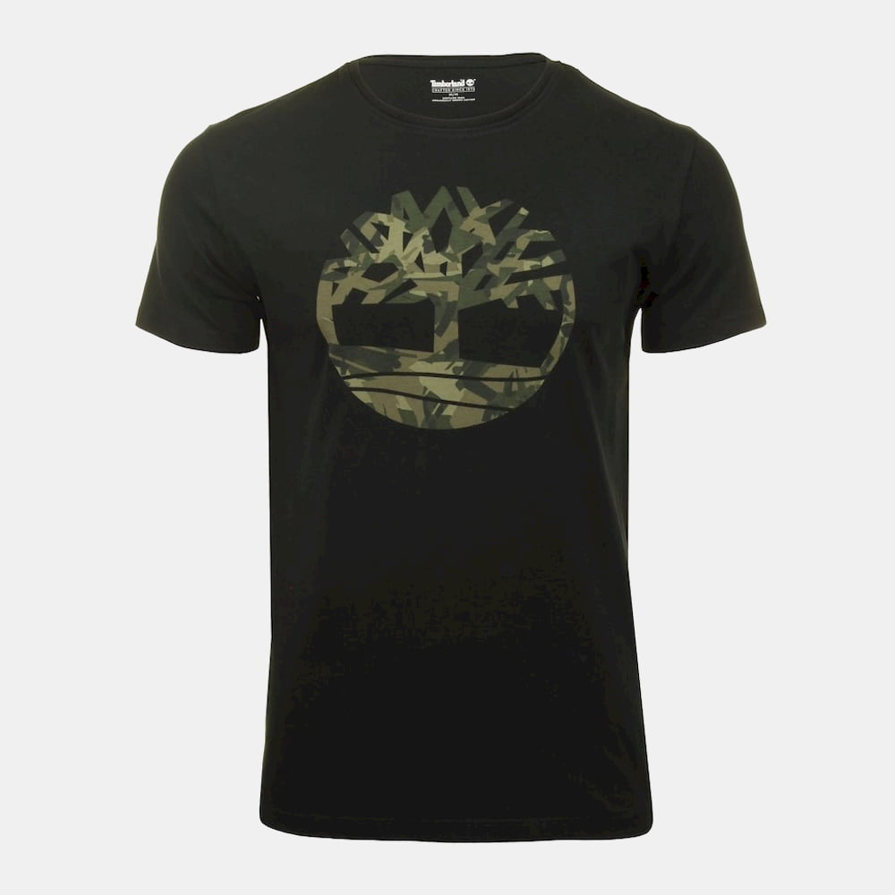 Timberland T Shirt 0a1w11 Dk.green Verde Escuro Shot3