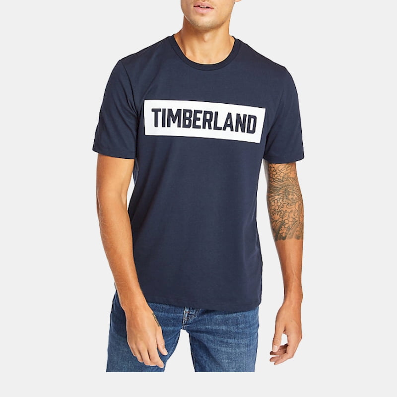 Timberland T Shirt 0a1z34 Navy Navy Shot2