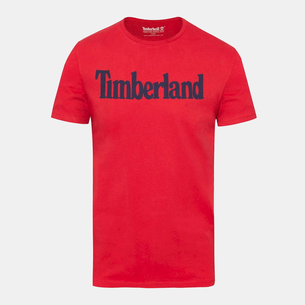 Timberland T Shirt A1l6o Basic Red Vermelho Shot4