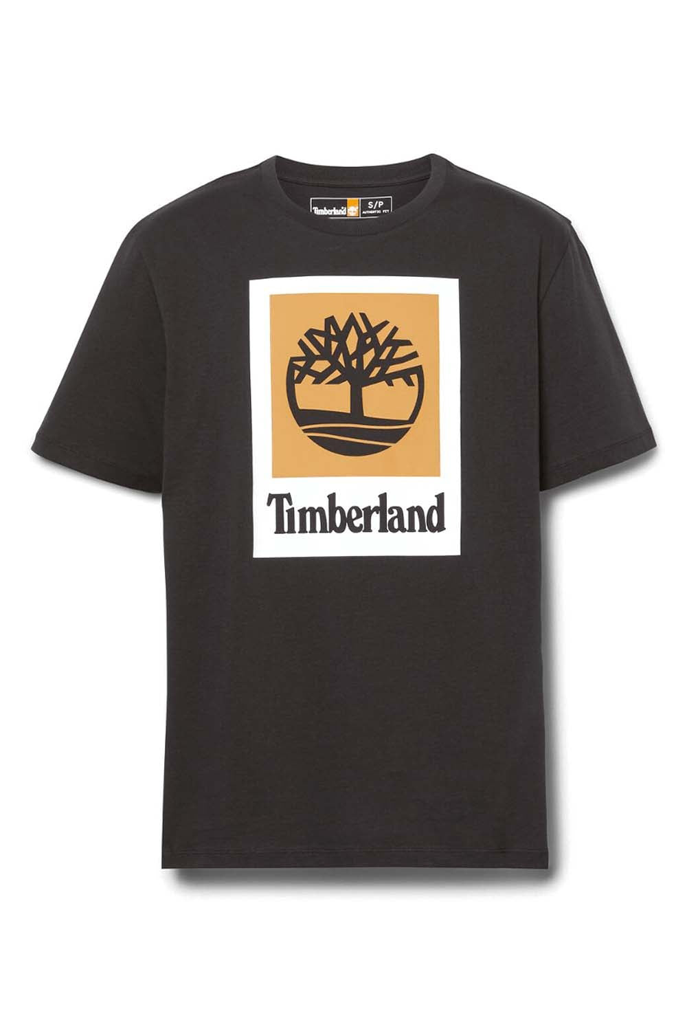 Timberland T Shirt Tb0a5qs2 Black Preto_shot1