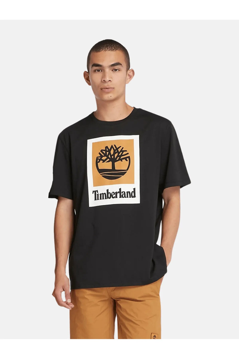 Timberland T Shirt Tb0a5qs2 Black Preto_shot3