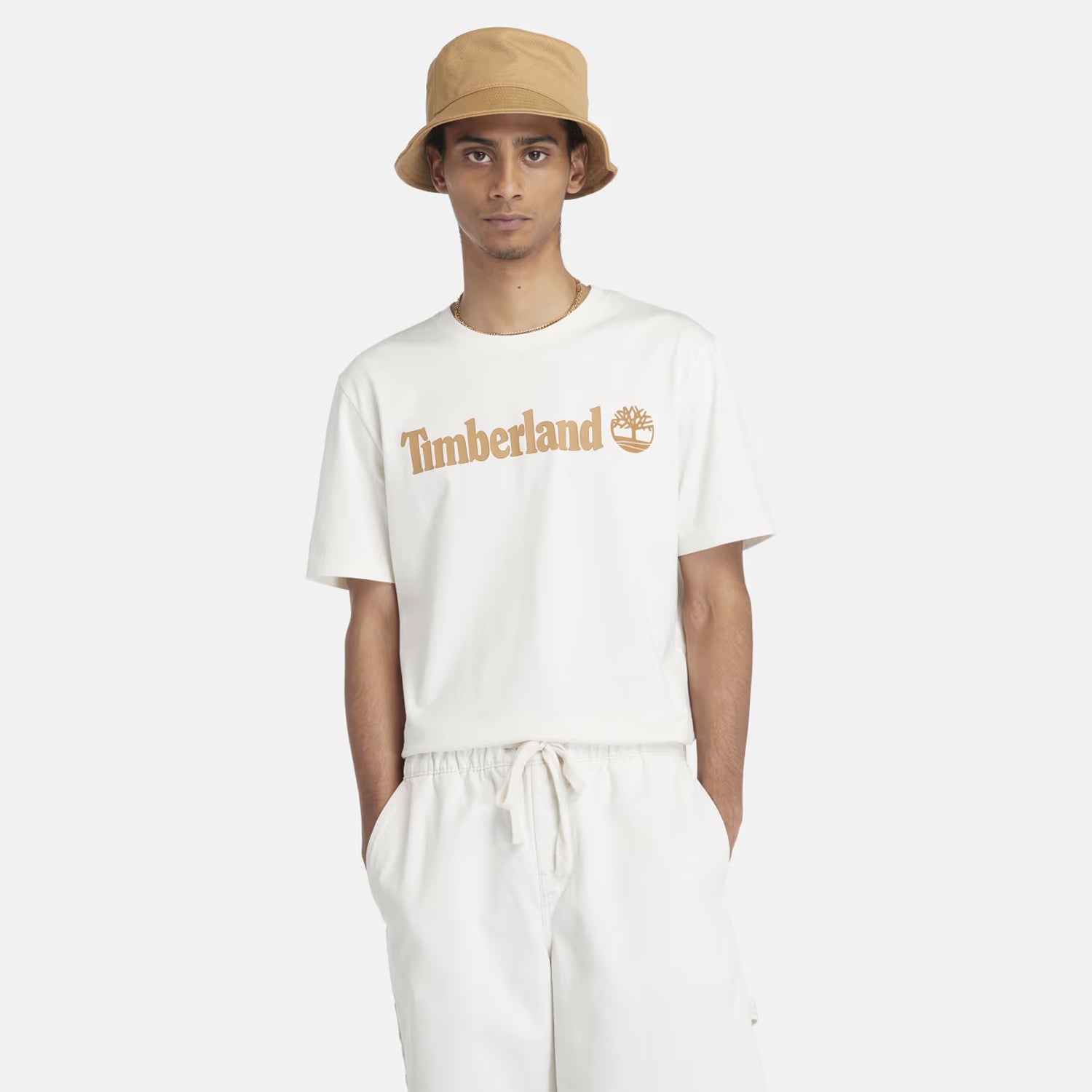 Timberland T Shirt Tb0a5upq White Branco_shot4