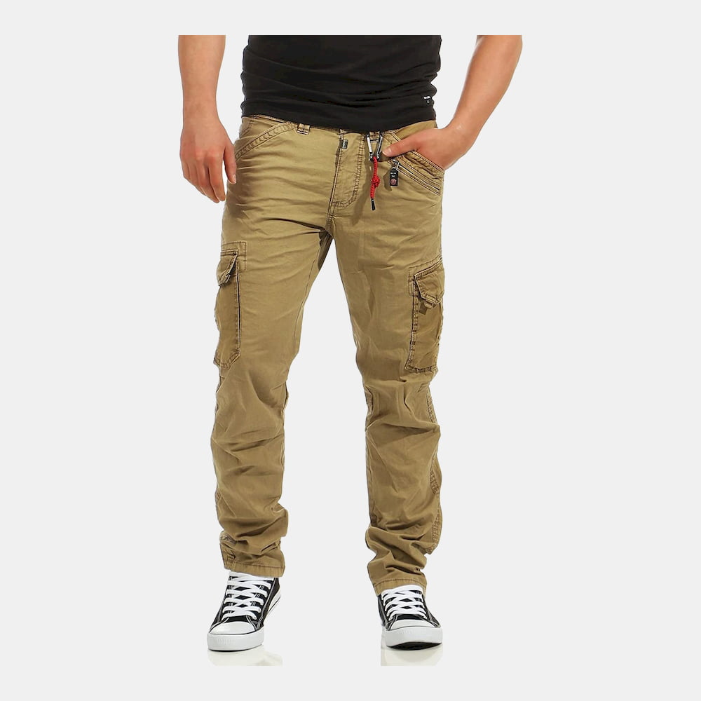 Timezone Calças Trousers Ben Beige Beige Shot6