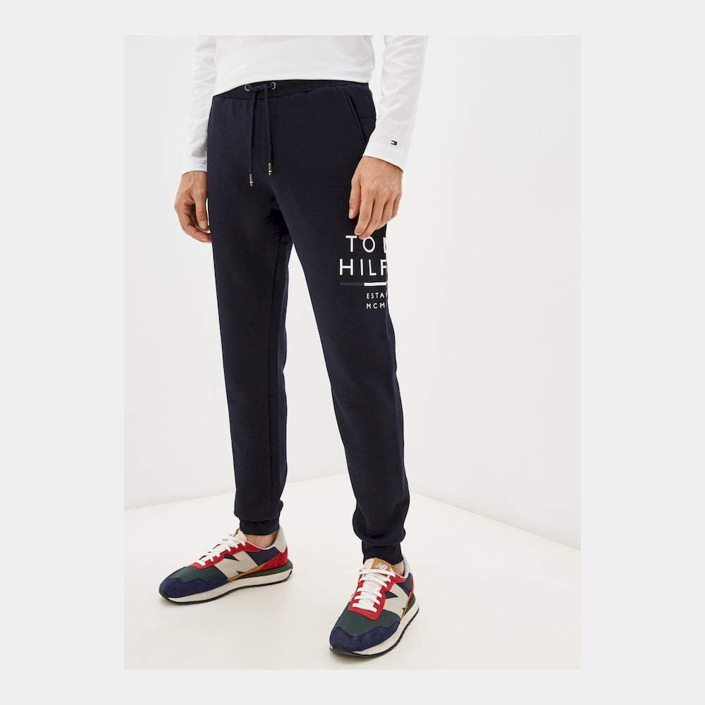 Tommy Hilfiger Calças Trousers Mw0mw20120 Navy Navy Shot2