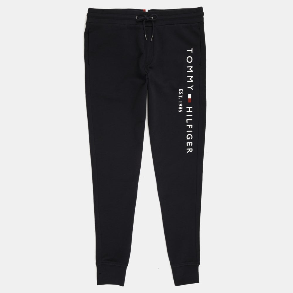 Tommy Hilfiger Calcas Trousers Mw0mw08388 Black Preto Shot1