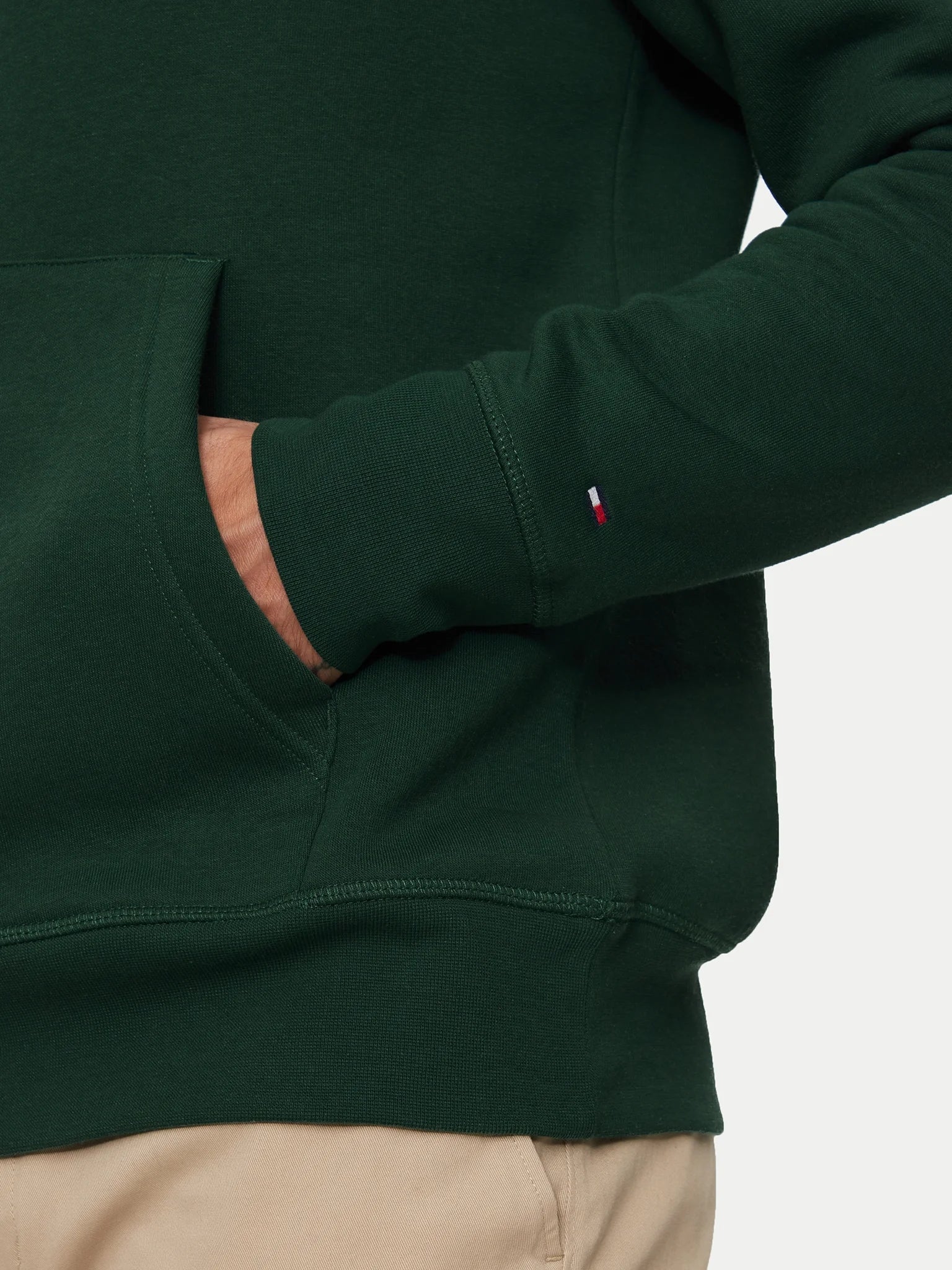 Tommy Hilfiger Camisola Hoodie Mw0mw11599 Green Verde_shot2