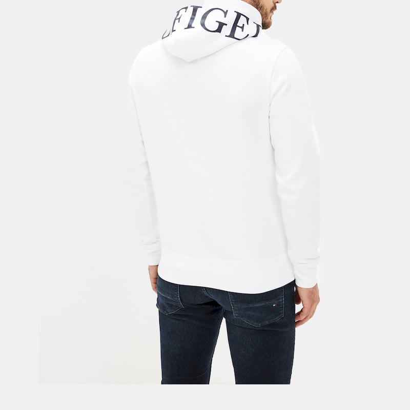 Tommy Hilfiger Camisola Hoodie Mw0mw21424 White Branco Shot6