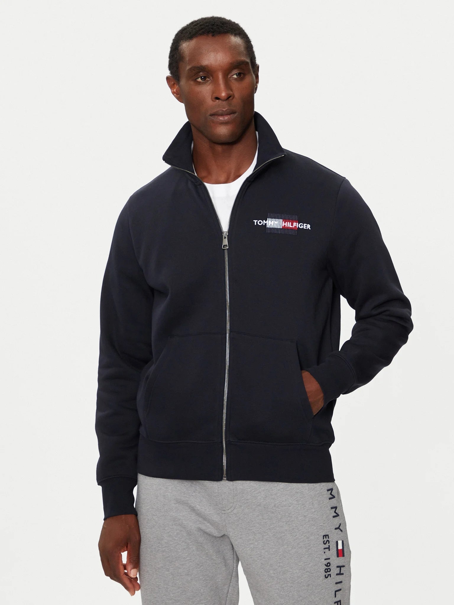 Tommy Hilfiger Camisola Hoodie Mw0mw35539 Navy Navy_shot2