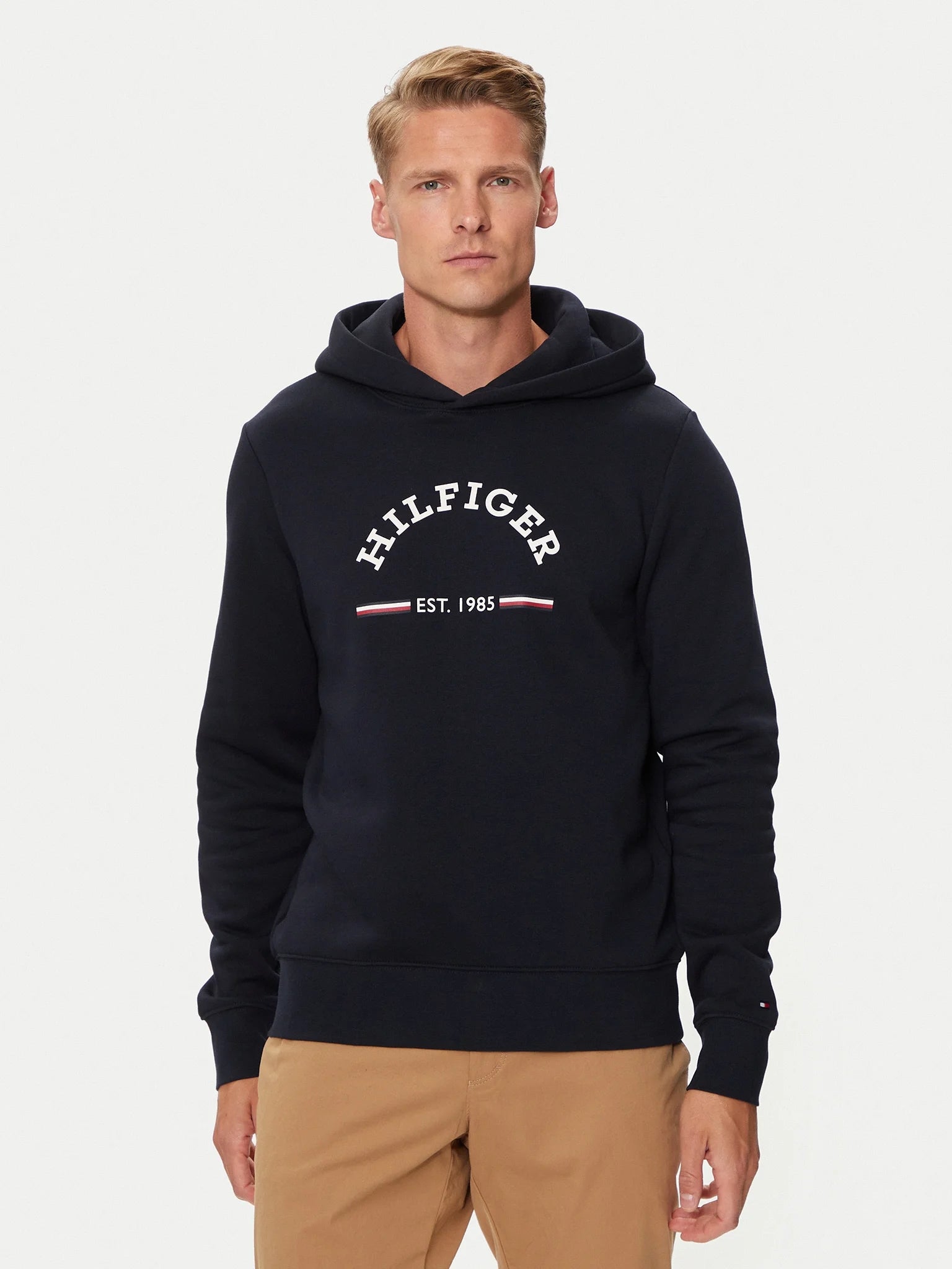 Tommy Hilfiger Camisola Hoodie Mw0mw35568 Navy Navy_shot2