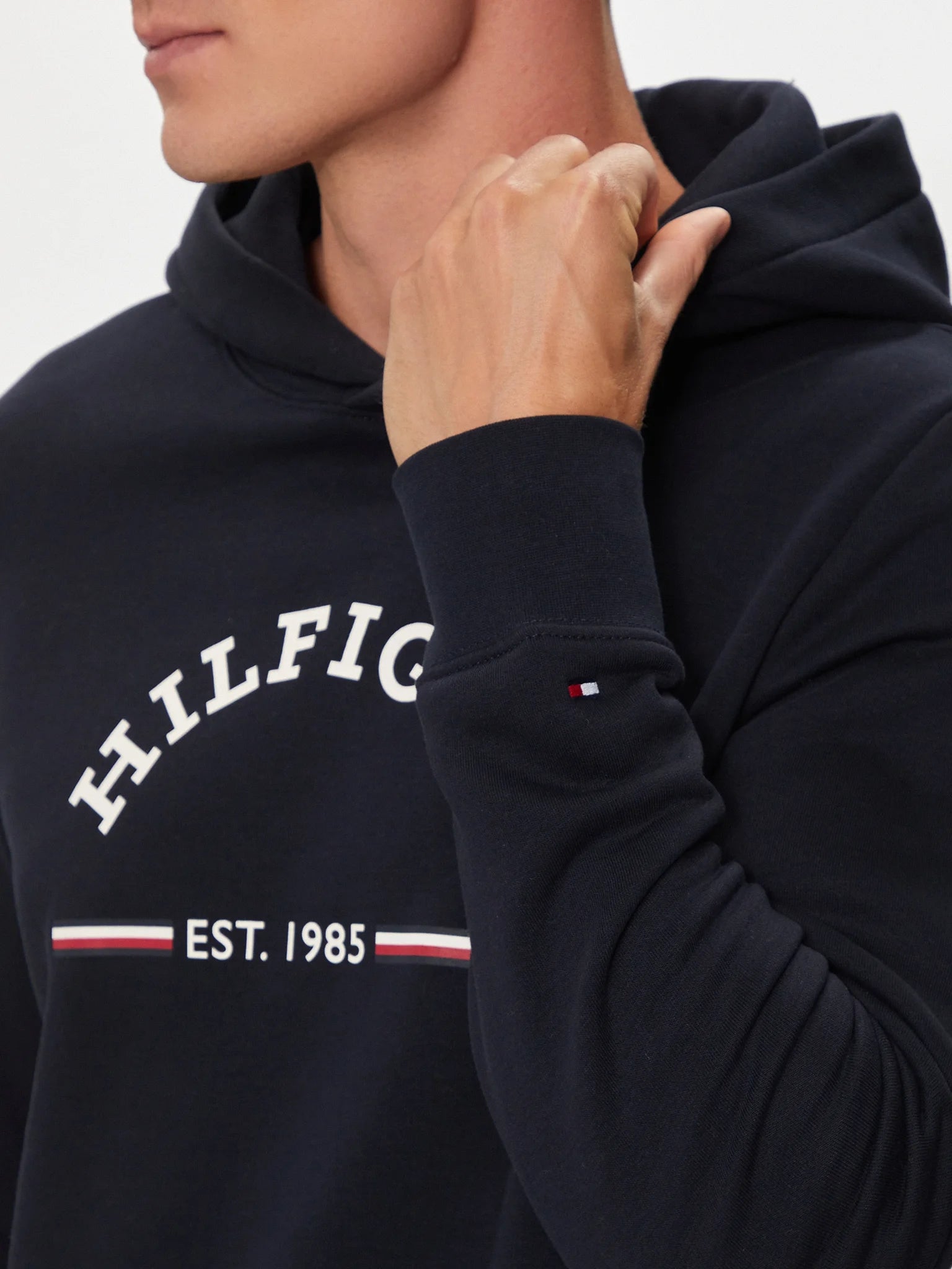 Tommy Hilfiger Camisola Hoodie Mw0mw35568 Navy Navy_shot4