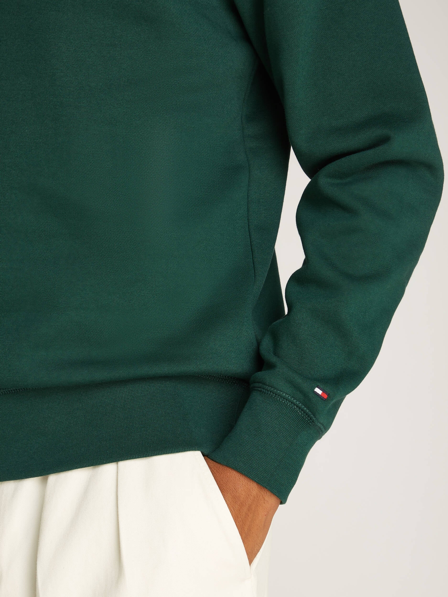 Tommy Hilfiger Camisola Sweat Mw0mw11596 Green Verde_shot2