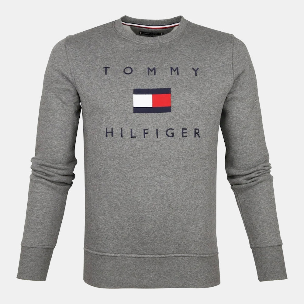 Tommy Hilfiger Camisola Sweat Mw0mw14204 Grey Cinza Shot3