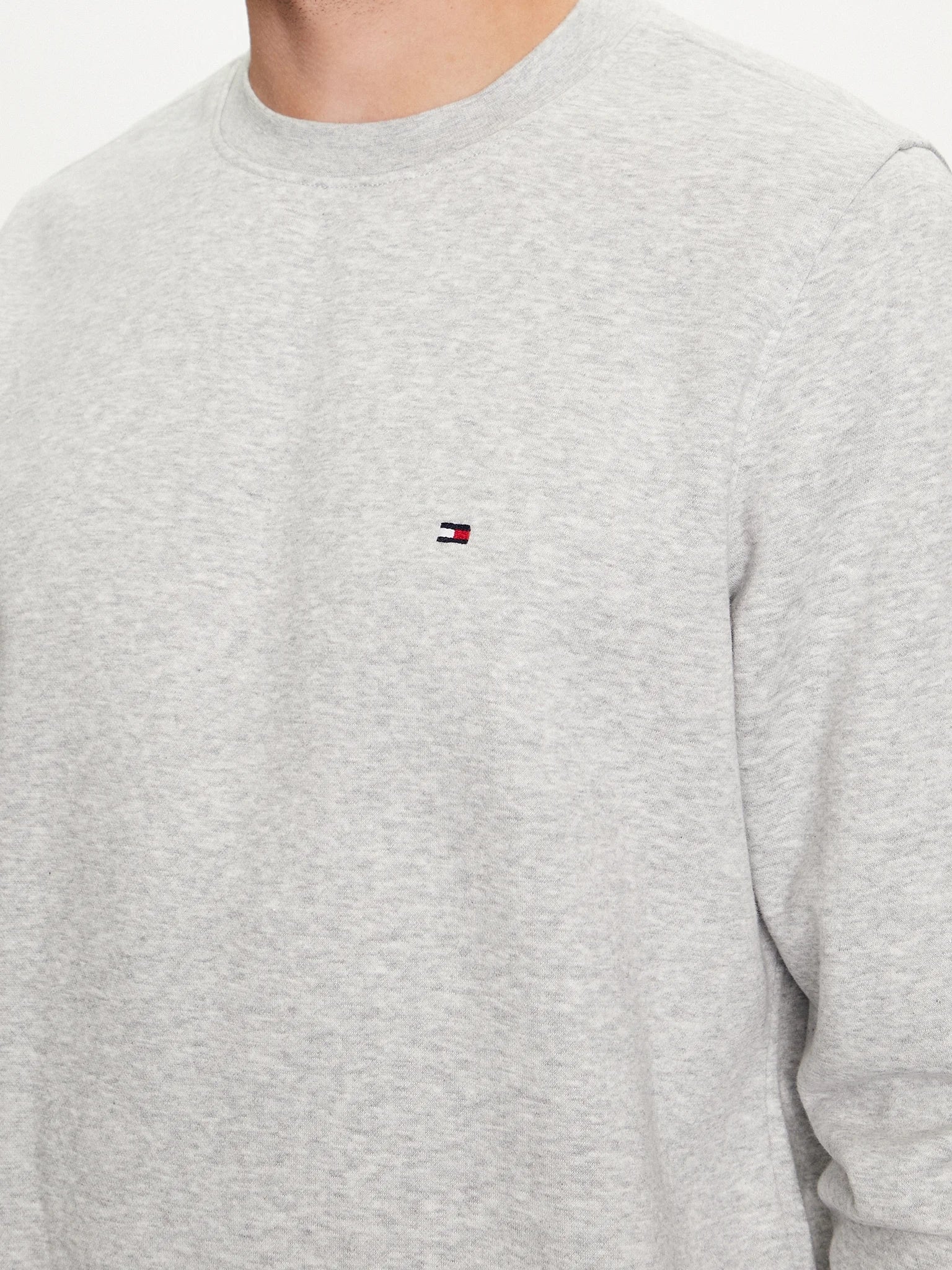 Tommy Hilfiger Camisola Sweat Mw0mw32735 Grey Cinza_shot1