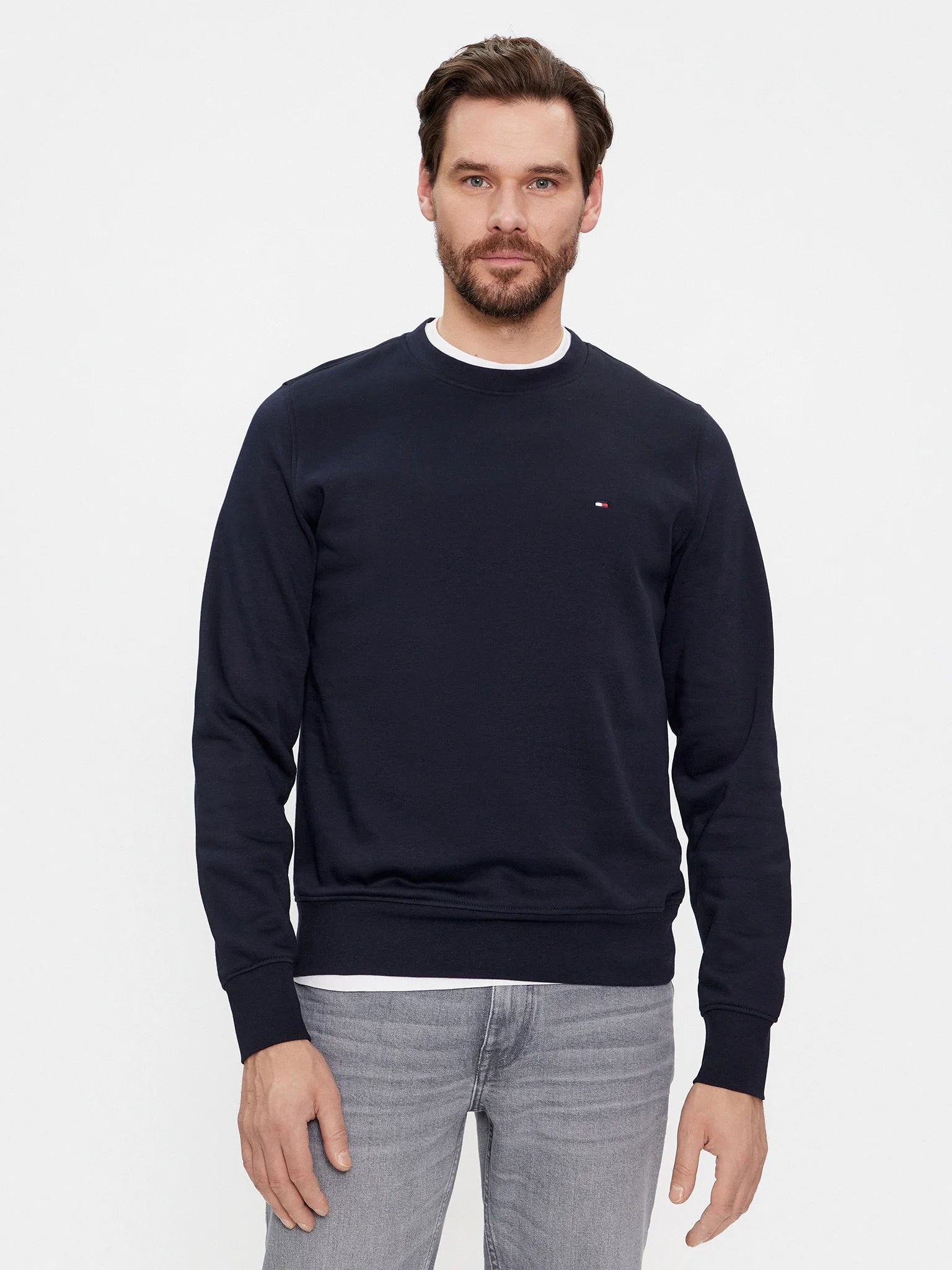 Tommy Hilfiger Camisola Sweat Mw0mw32735 Navy Navy_shot5