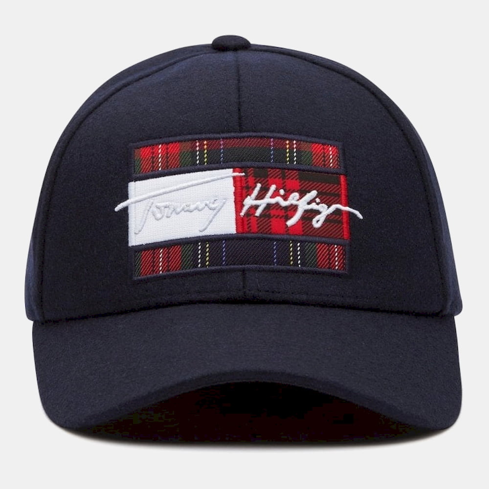 Tommy Hilfiger Cap Hat Am0am07037 Navy Multi Navy Multicolor Shot4