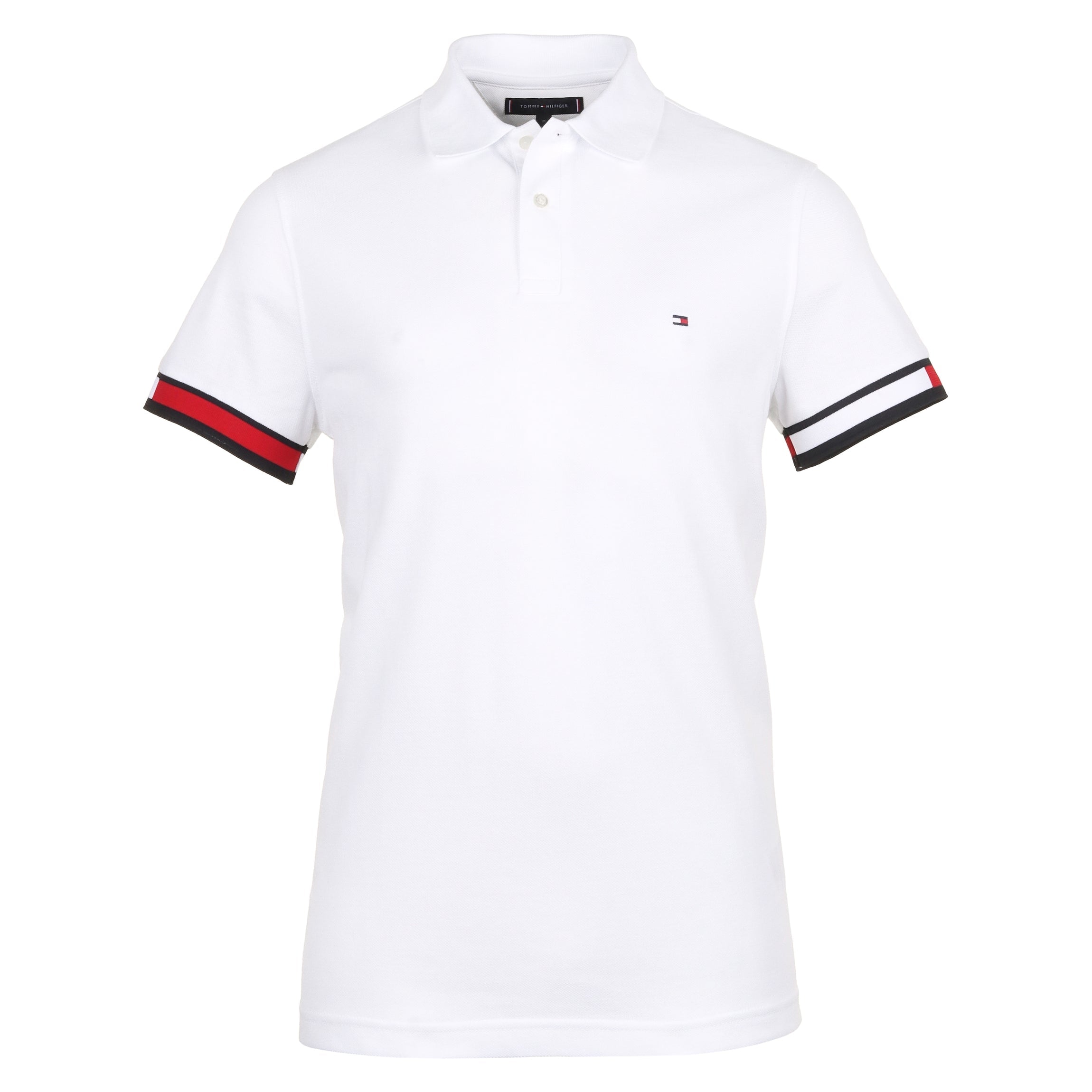 Tommy Hilfiger Polo  Mw0mw35601 White Branco_shot1