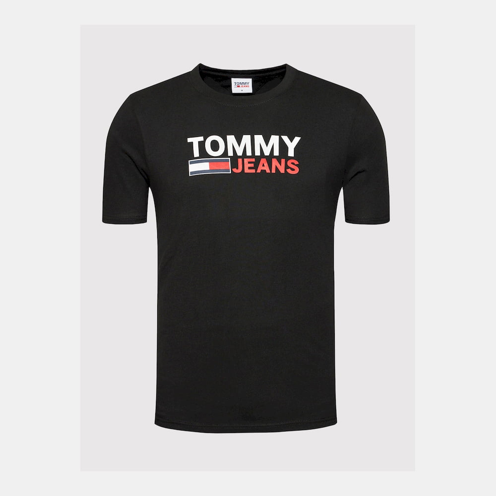 Tommy Hilfiger T Shirt Dm0dm10103 Black Preto Shot10