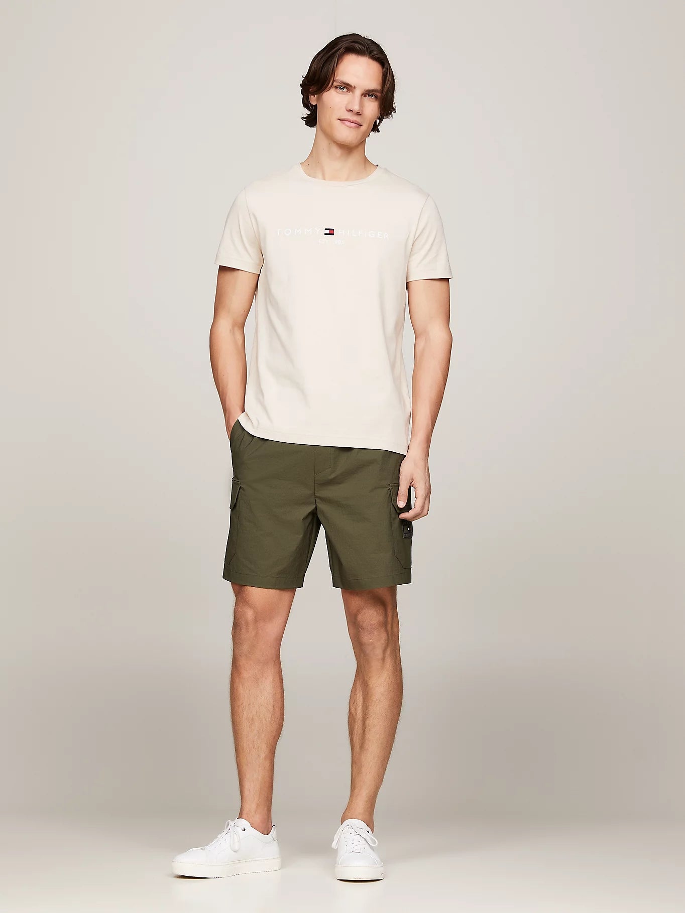 Tommy Hilfiger T Shirt Mw0mw11797 Beige Beige_shot1